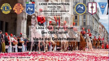 Visita del Governatore al Lions Club Cagliari Host